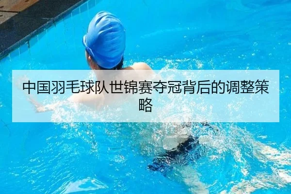 中国羽毛球队世锦赛夺冠背后的调整策略